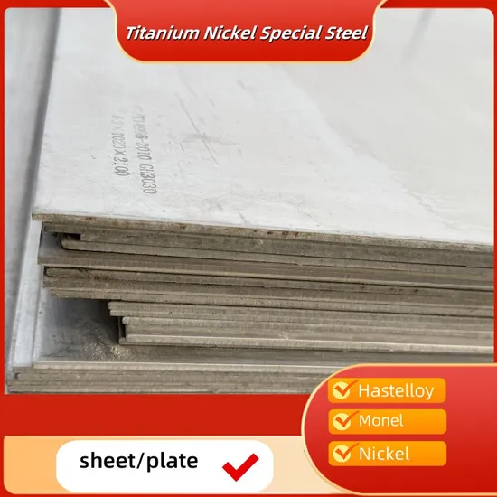 Nickel Alloy Incoloy 800/ 800h/825/925/20/28/330/Inconel/Hastelloy Monel Steel Tube Round Bar Rod Pipe Coil Foil Strip Plate Sheet Alloy 
