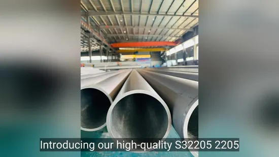 S32205 2205 S32750 2507 S31254 254smo Duplex Stainless Steel Pipe 